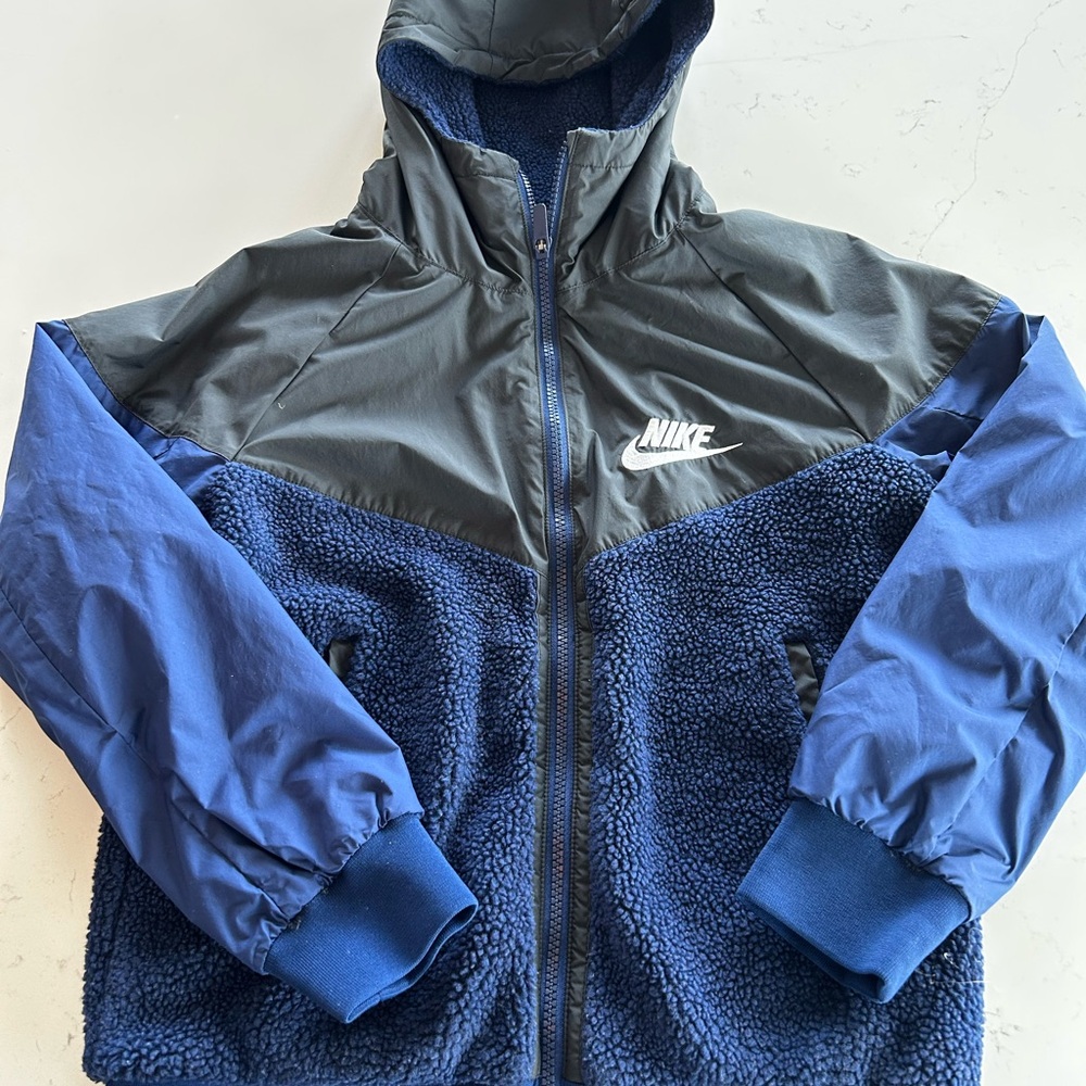 Nike Kids Jacket in Blue and Gray